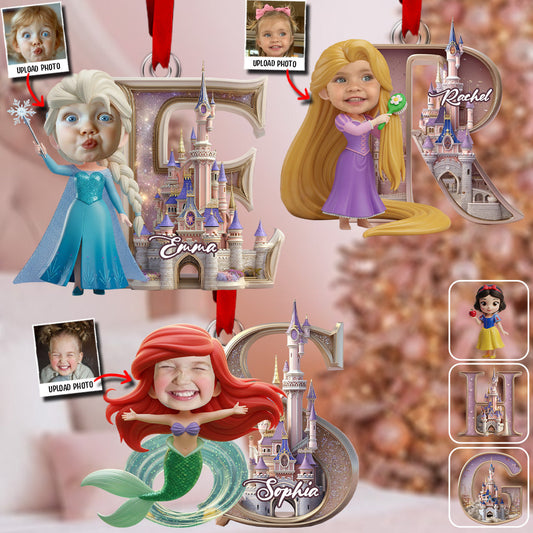 Magical Princess - Personalized Mouse Transparent Ornament