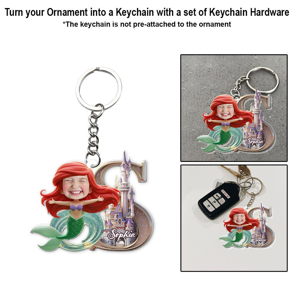 Magical Princess - Personalized Mouse Transparent Ornament