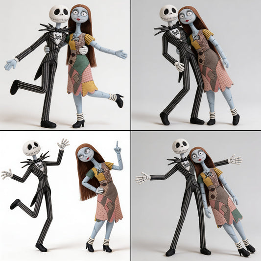 Funny Spooky Couple Doll - Personalized Nightmare Posable Plush Doll