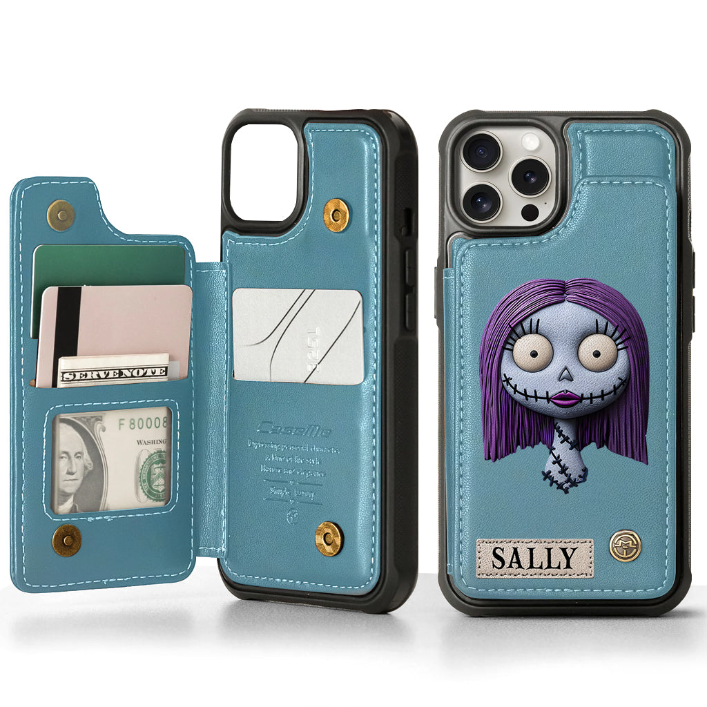 Nighttime Fantasy Duo Custom Name - Personalized Nightmare Wallet Phone Case