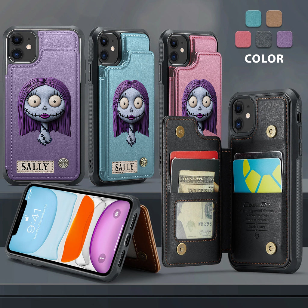 Nighttime Fantasy Duo Custom Name - Personalized Nightmare Wallet Phone Case