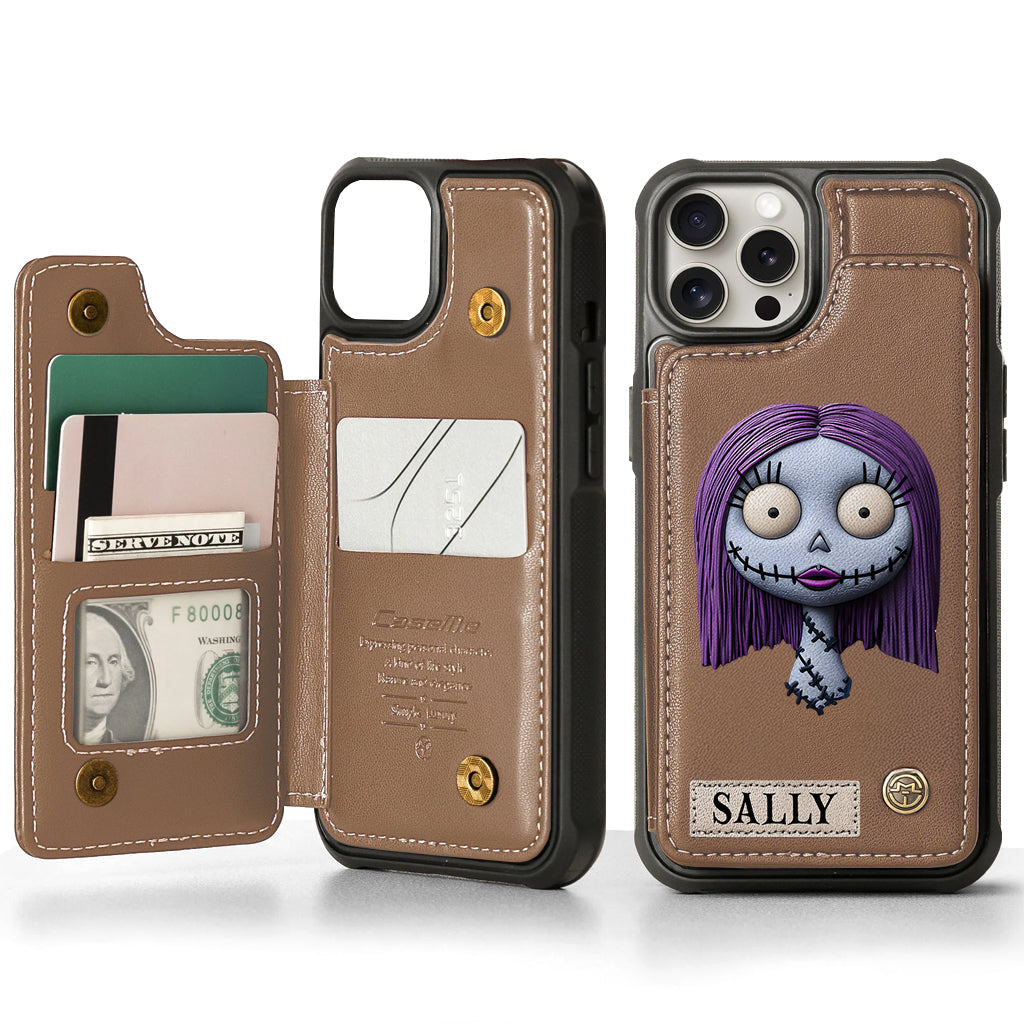 Nighttime Fantasy Duo Custom Name - Personalized Nightmare Wallet Phone Case