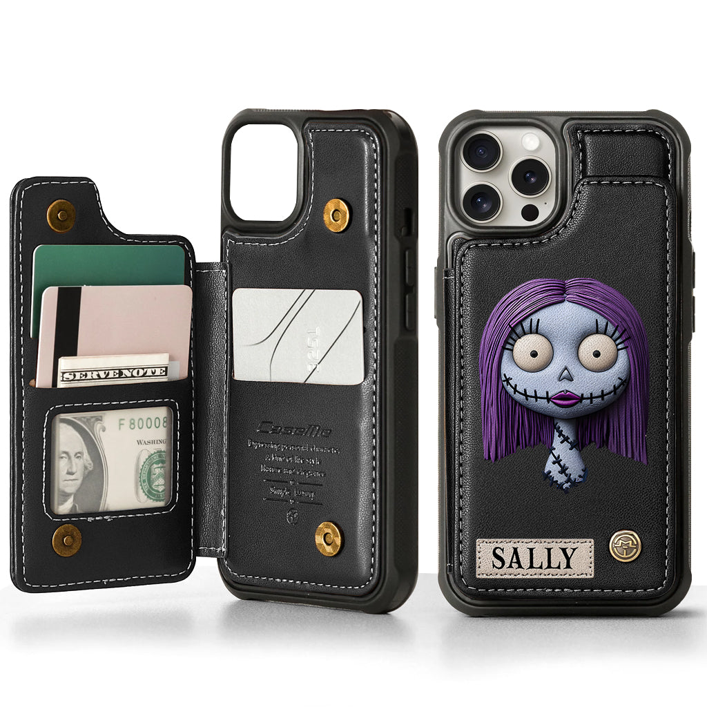 Nighttime Fantasy Duo Custom Name - Personalized Nightmare Wallet Phone Case