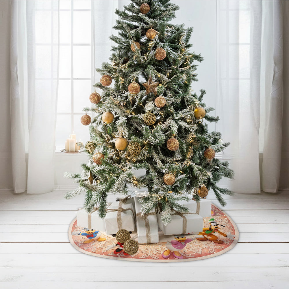 Magical Christmas - Personalized Mouse Shaped Tree Skirt