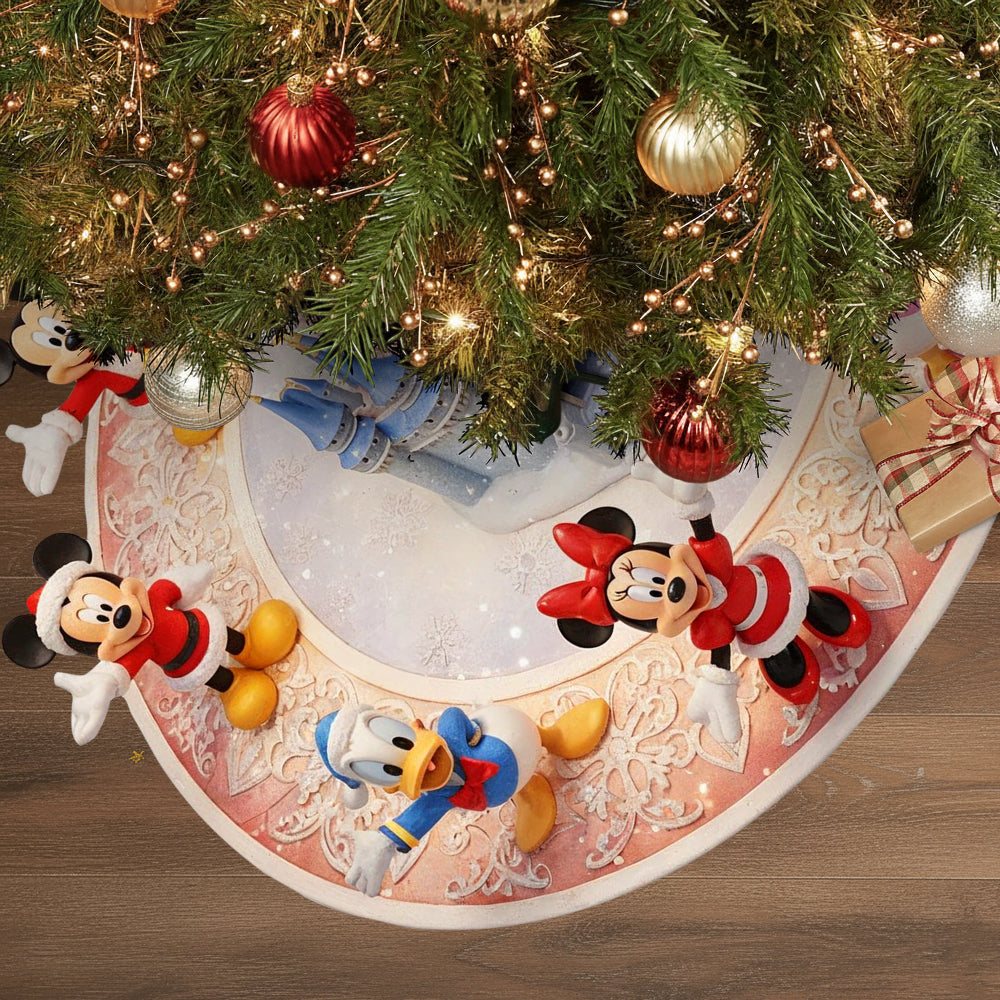 Magical Christmas - Personalized Mouse Shaped Tree Skirt