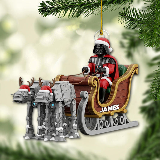 Merry Christmas - Personalized The Force Ornament