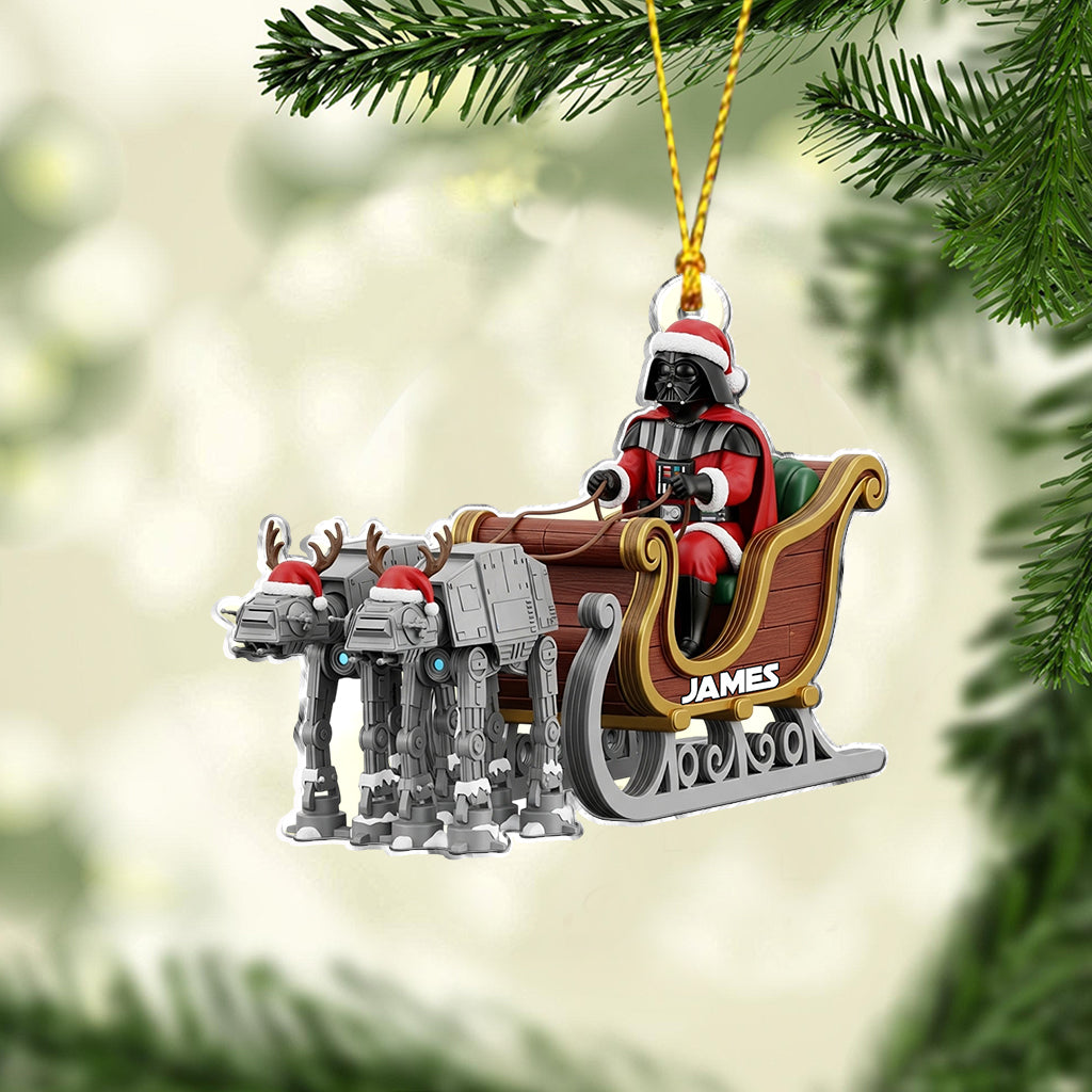 Merry Christmas - Personalized The Force Ornament
