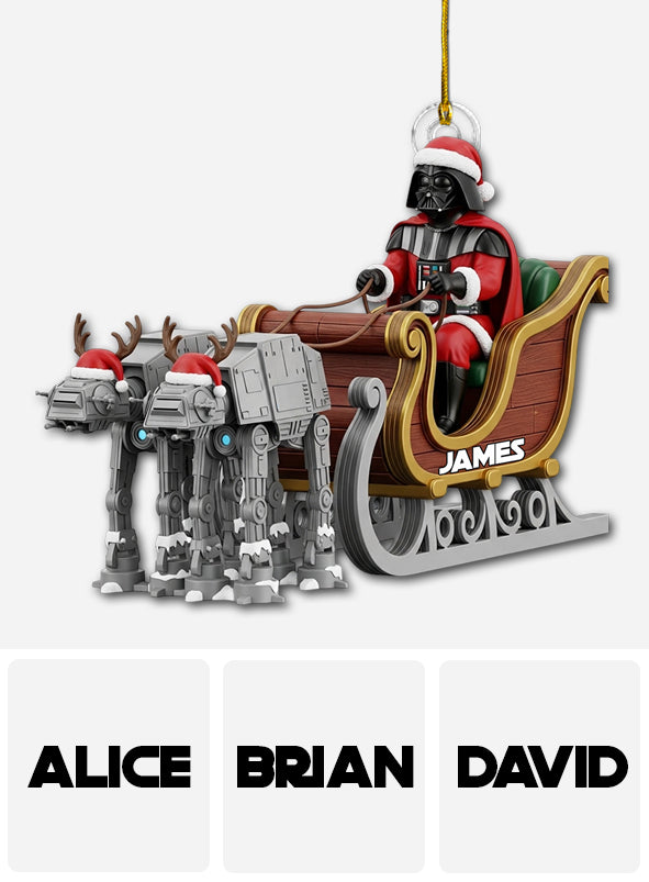 Merry Christmas - Personalized The Force Ornament