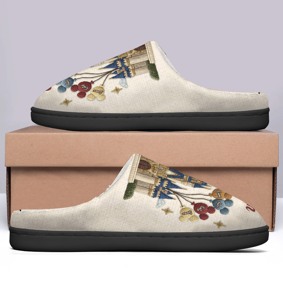 Magical Castle - Personalized Mouse Slippers