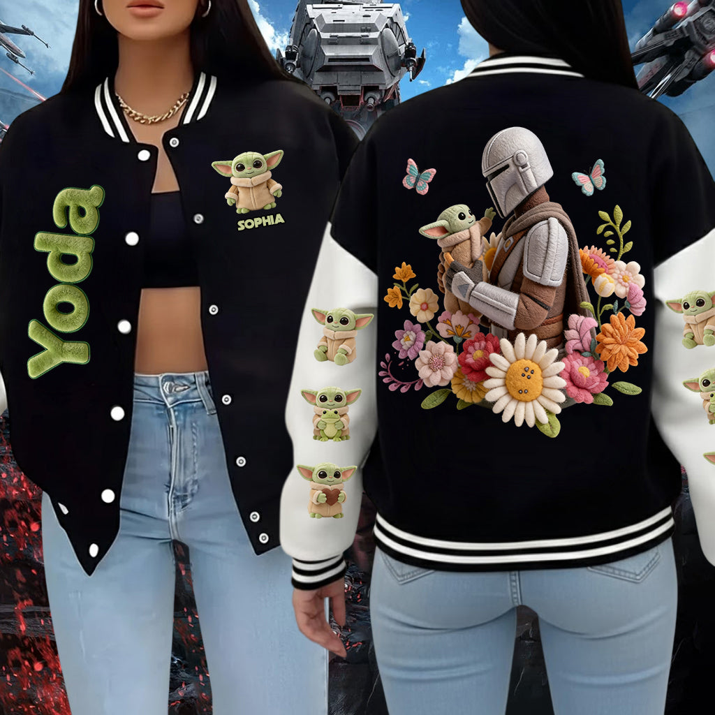 Cute Baby - Personalized The Force Varsity Jacket