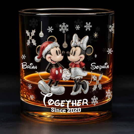 Together Since - Personalized Mouse Whiskey Glass