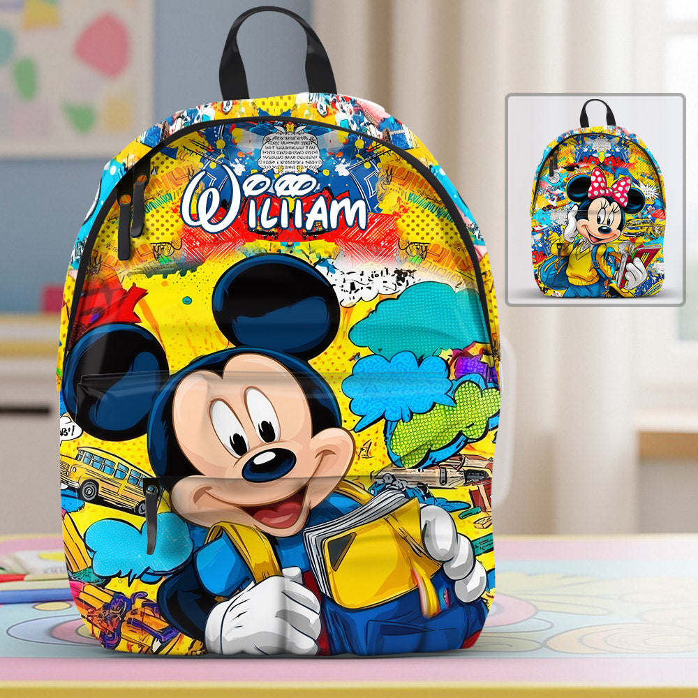 Comic Friends - Personalized Mouse Backpack