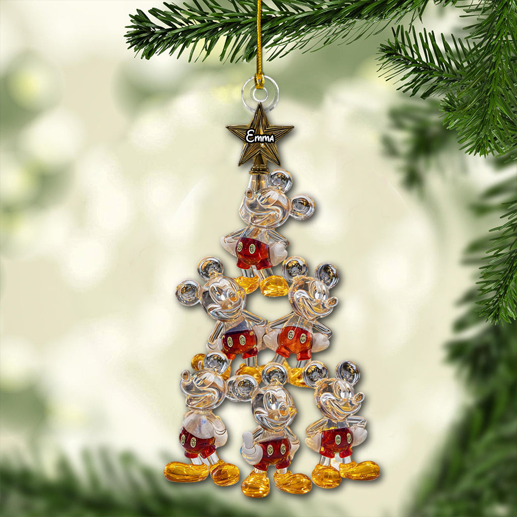 Merry Christmas - Personalized Mouse Ornament