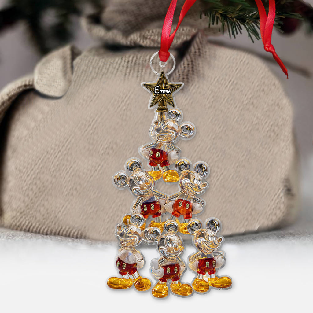 Merry Christmas - Personalized Mouse Ornament