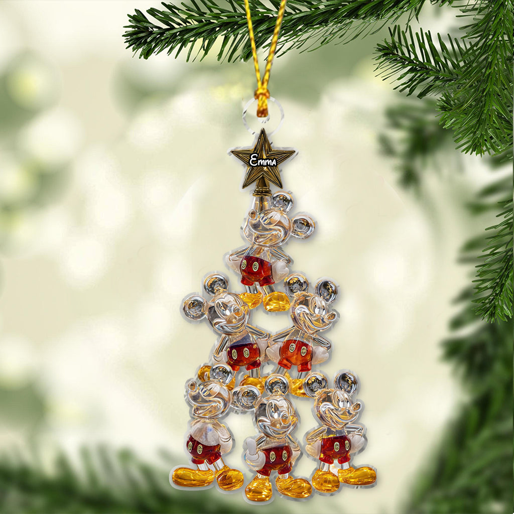 Merry Christmas - Personalized Mouse Ornament