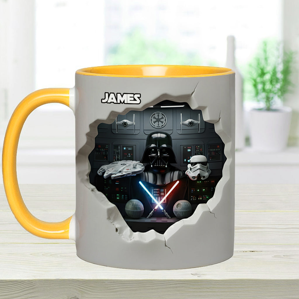 Welcome To The Dark Side - Personalized The Force Accent Mug