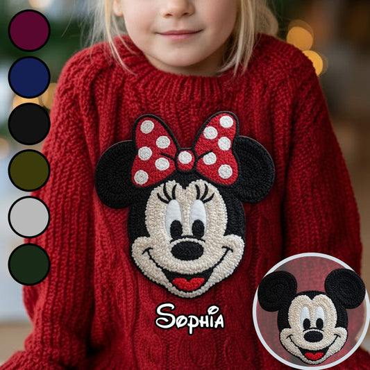 Magical Christmas - Personalized Mouse Ugly Sweater