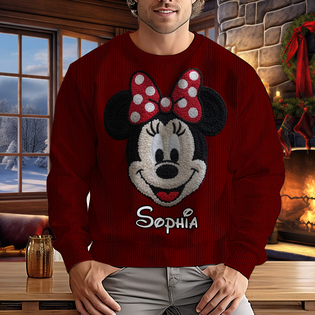Magical Christmas - Personalized Mouse Ugly Sweater