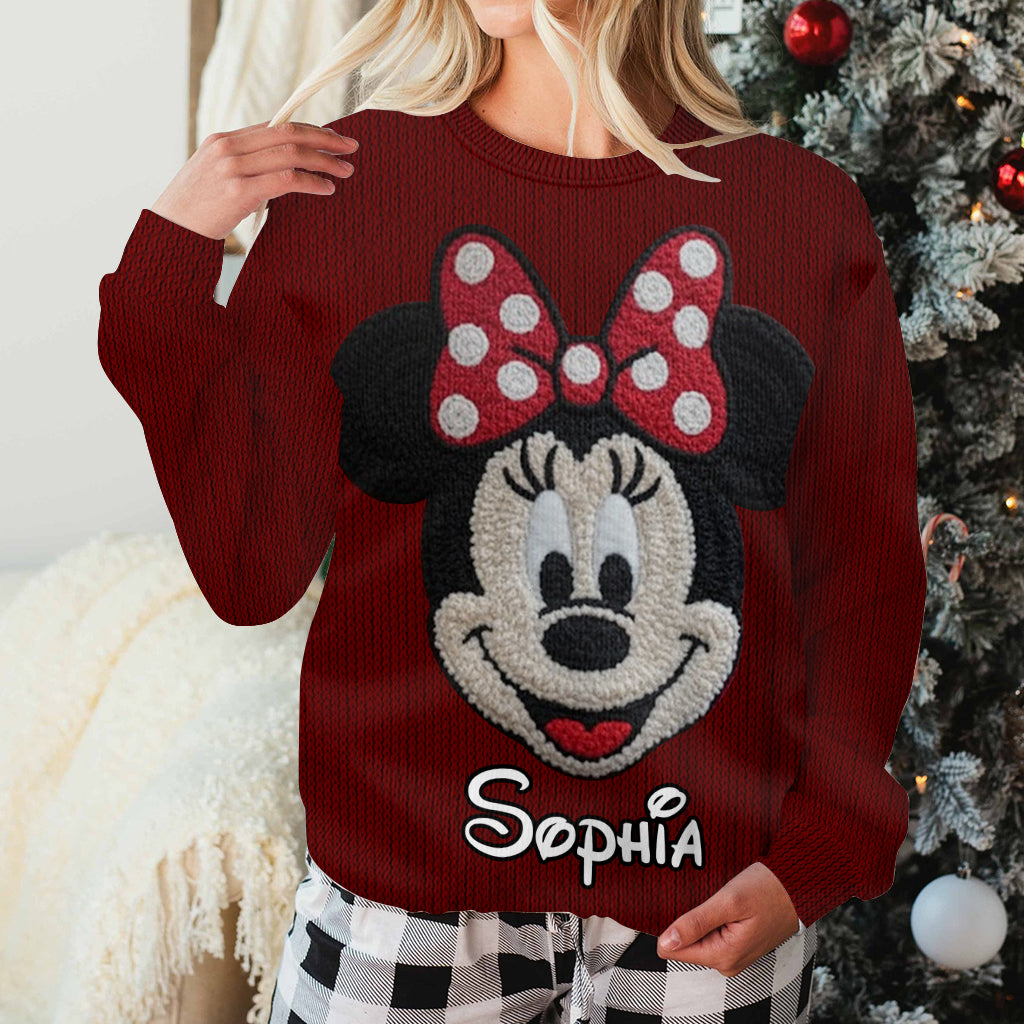 Magical Christmas - Personalized Mouse Ugly Sweater