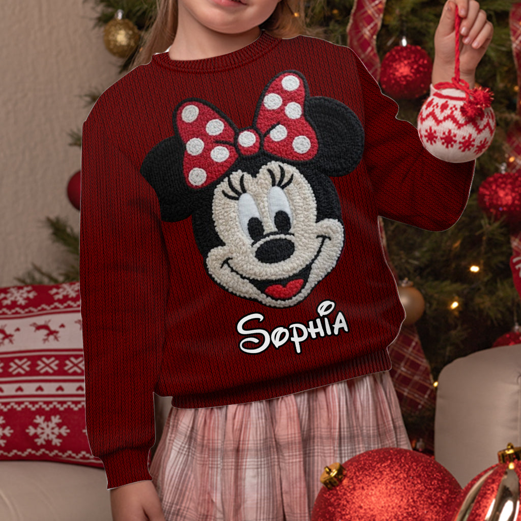 Magical Christmas - Personalized Mouse Ugly Sweater