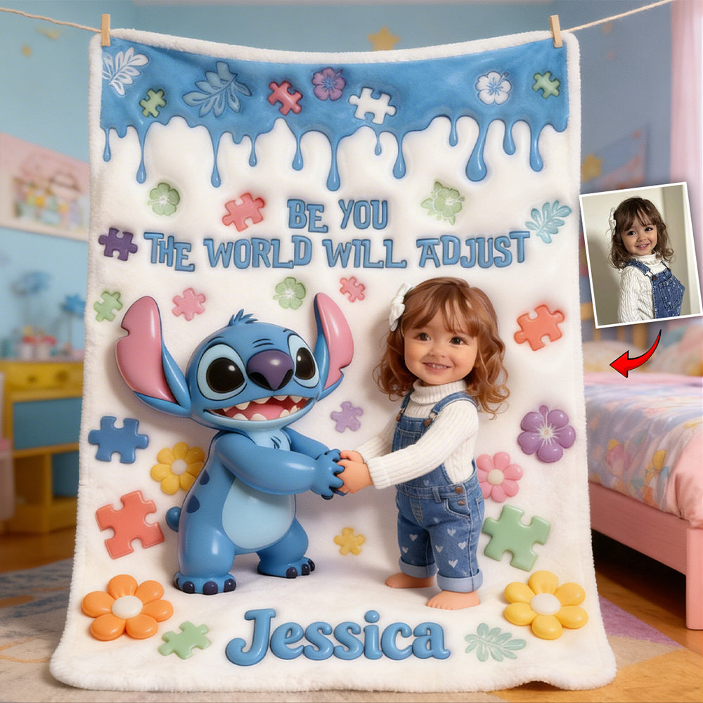 Be You - Personalized Autism Awareness Blanket