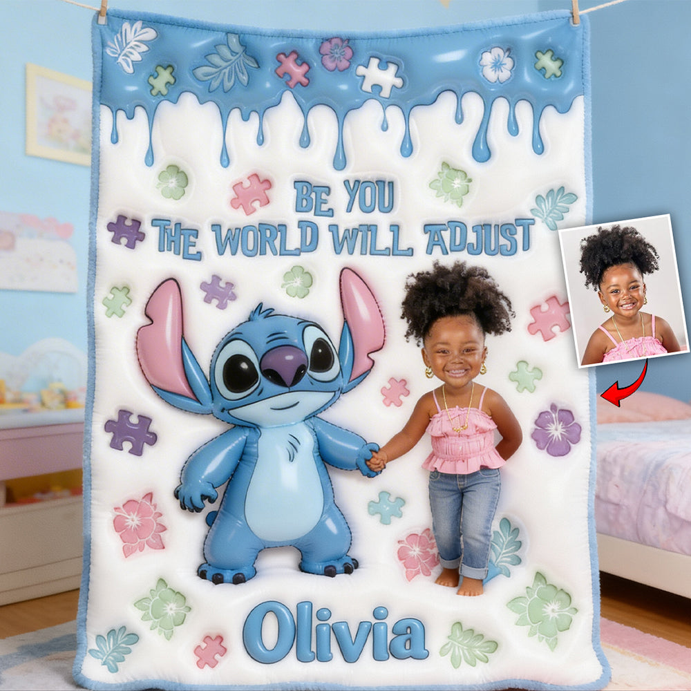 Be You - Personalized Autism Awareness Blanket