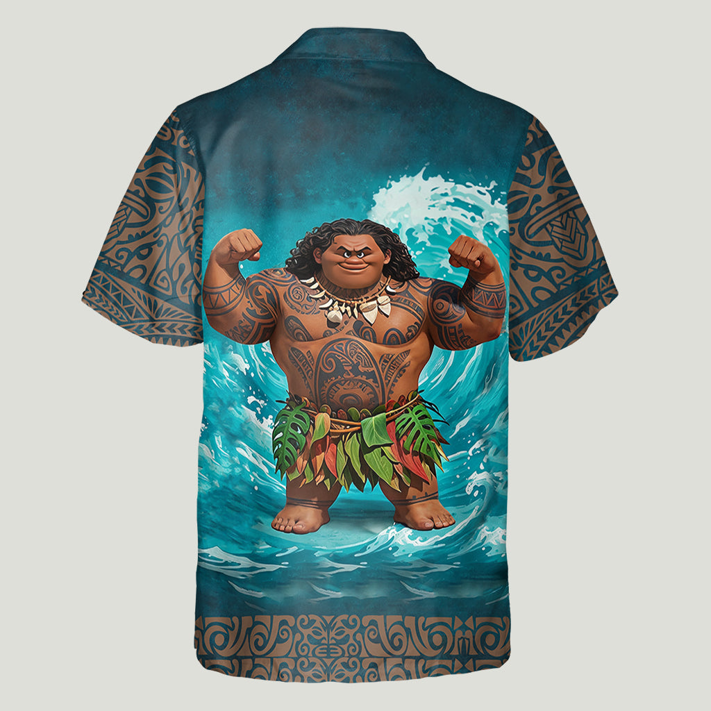 Just An Ordinary Demi-Dad - Personalized Hawaii Movie Hawaiian Shirt