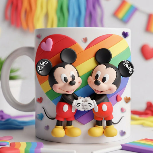 Love Is Love - Personalized LGBT Support Mug