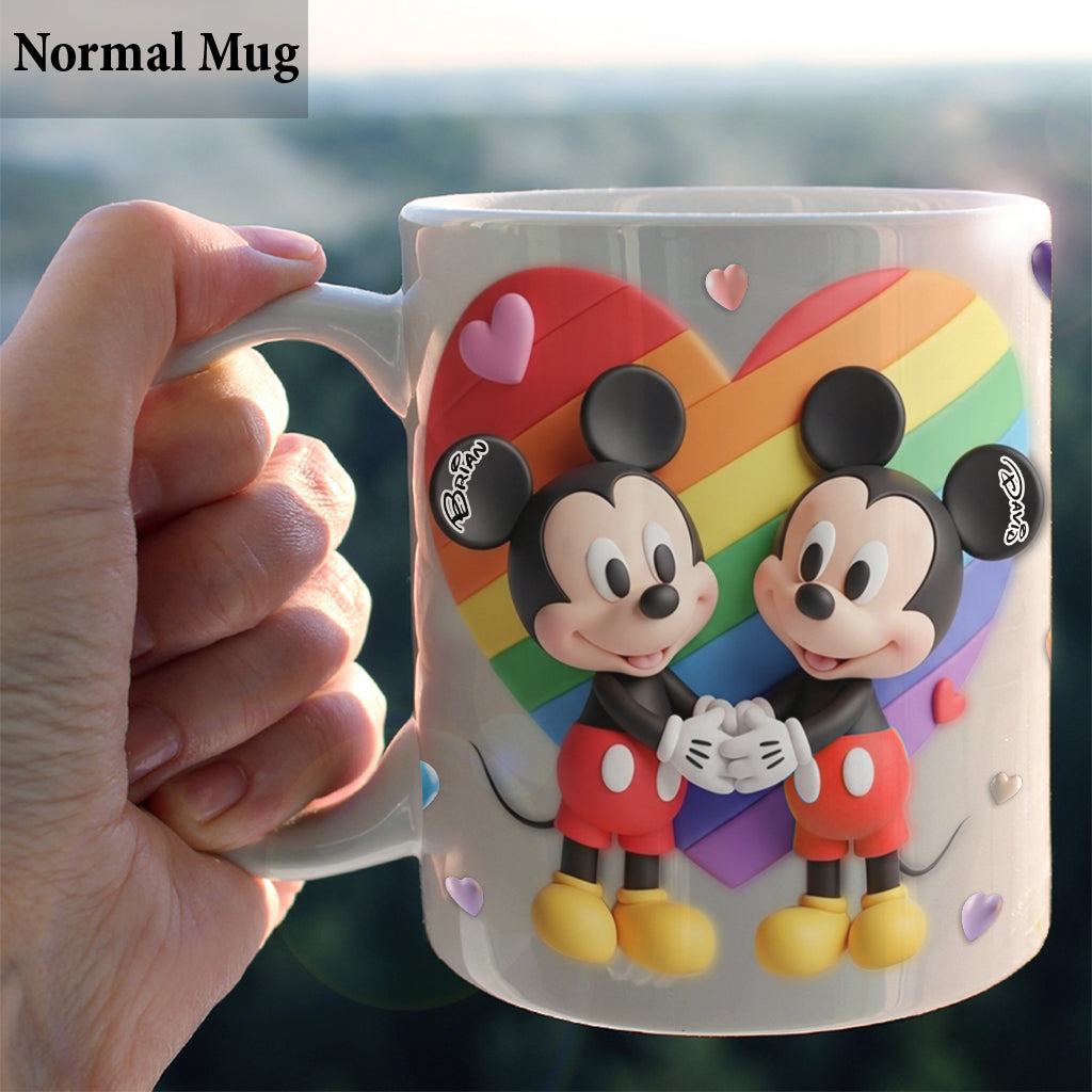 Love Is Love - Personalized LGBT Support Mug