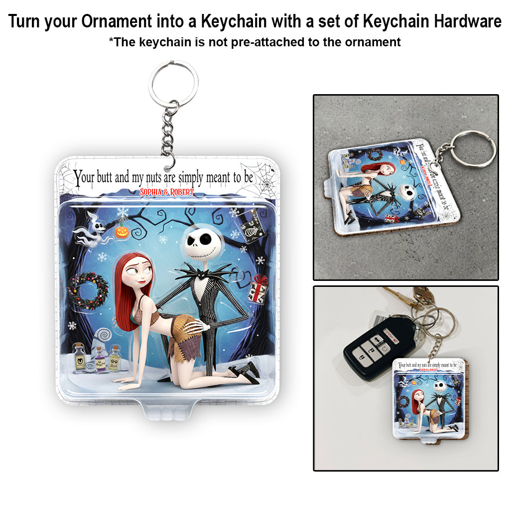 Naughty Horror Couple Toy-Box - Personalized Nightmare Ornament