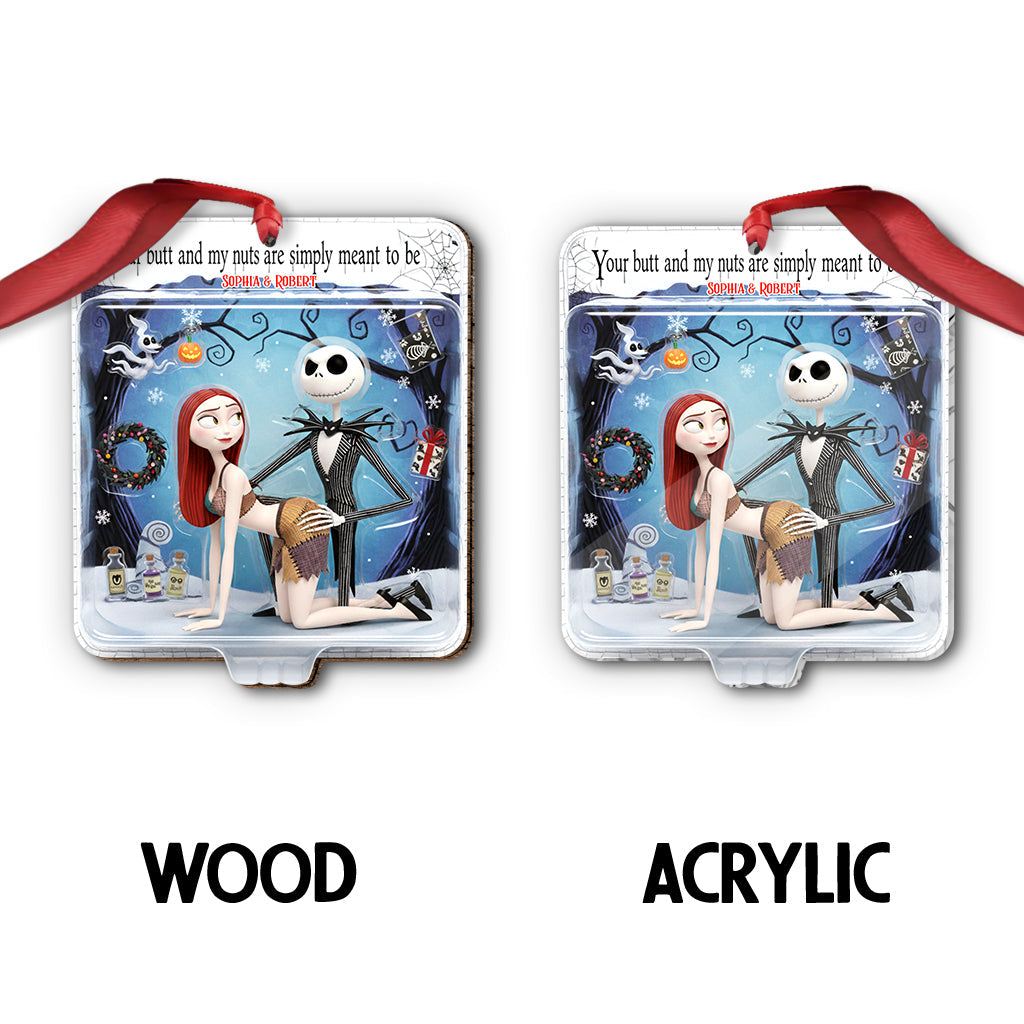 Naughty Horror Couple Toy-Box - Personalized Nightmare Ornament