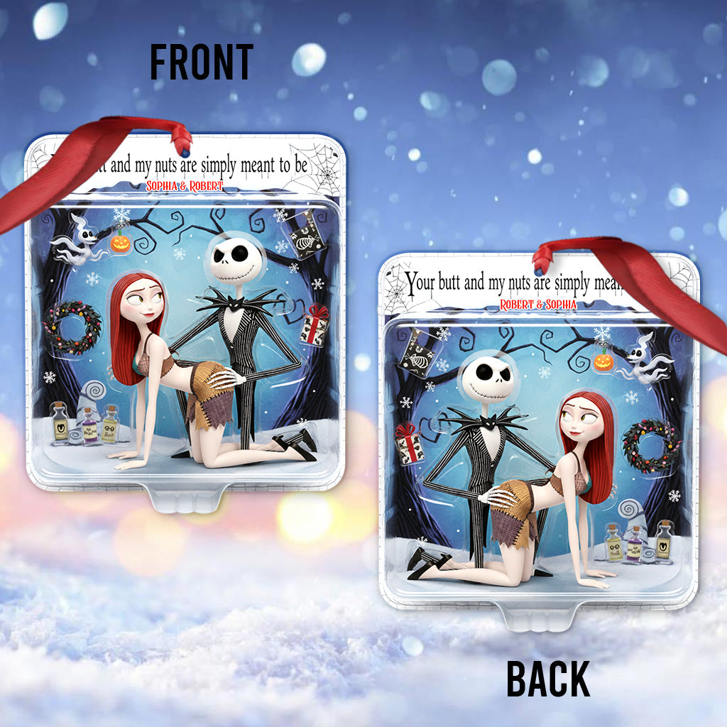 Naughty Horror Couple Toy-Box - Personalized Nightmare Ornament