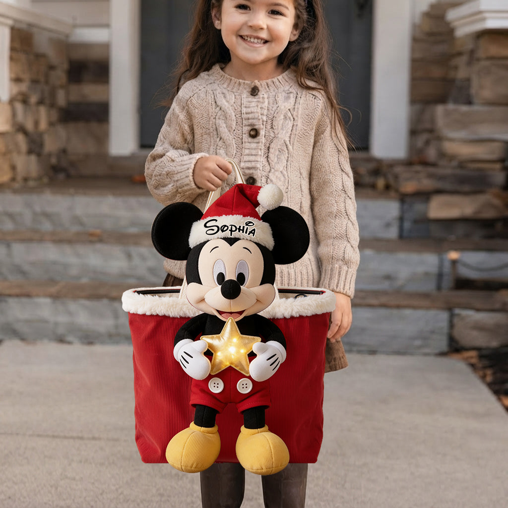 Magical Christmas - Personalized Mouse Custom Shape Tote Bag