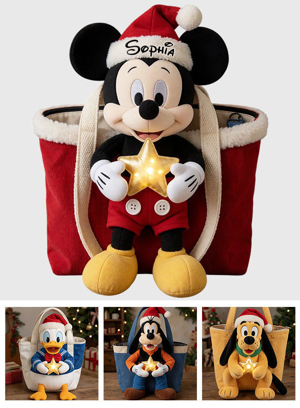 Magical Christmas - Personalized Mouse Custom Shape Tote Bag