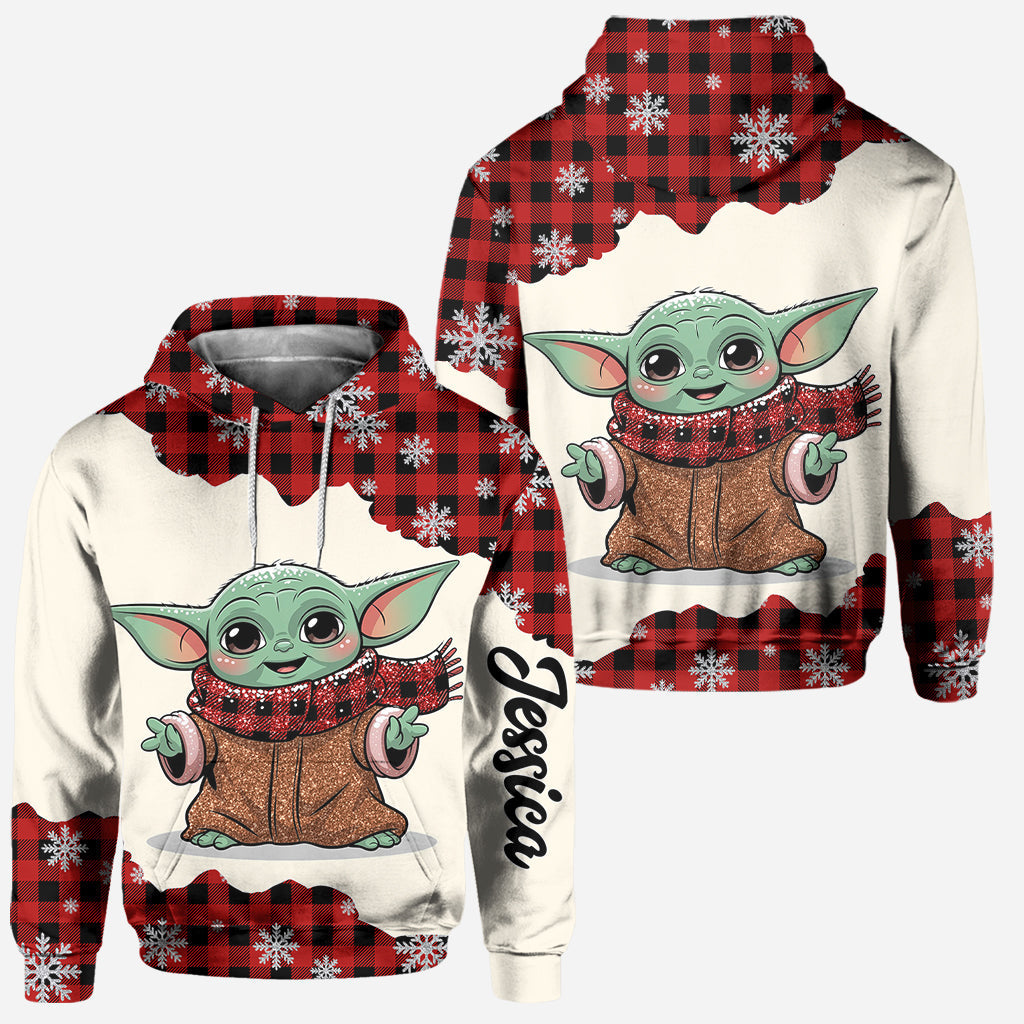 Merry Christmas - Personalized The Force Hoodie and Leggings