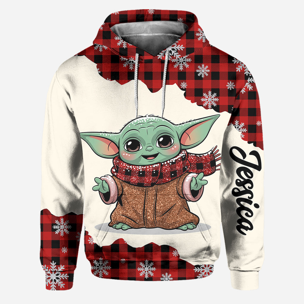 Merry Christmas - Personalized The Force Hoodie and Leggings