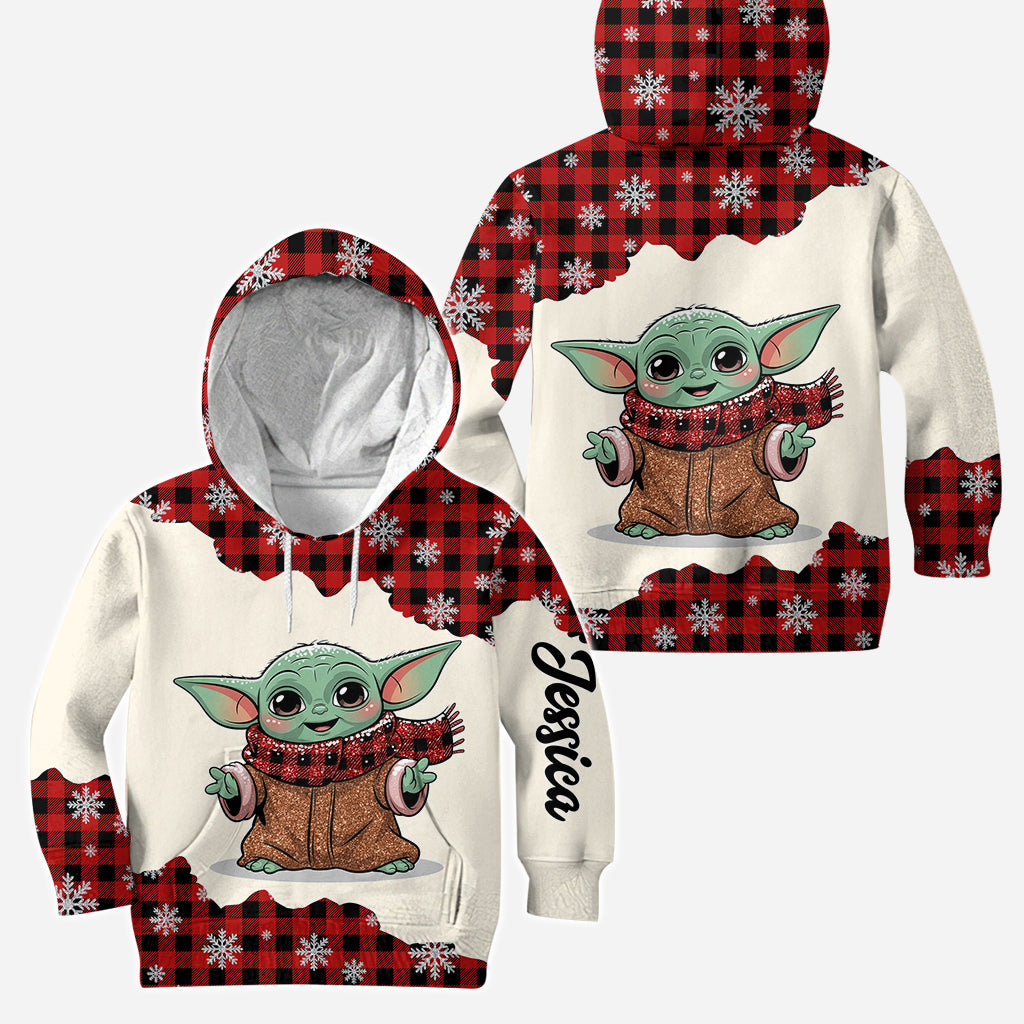 Merry Christmas - Personalized The Force Hoodie and Leggings