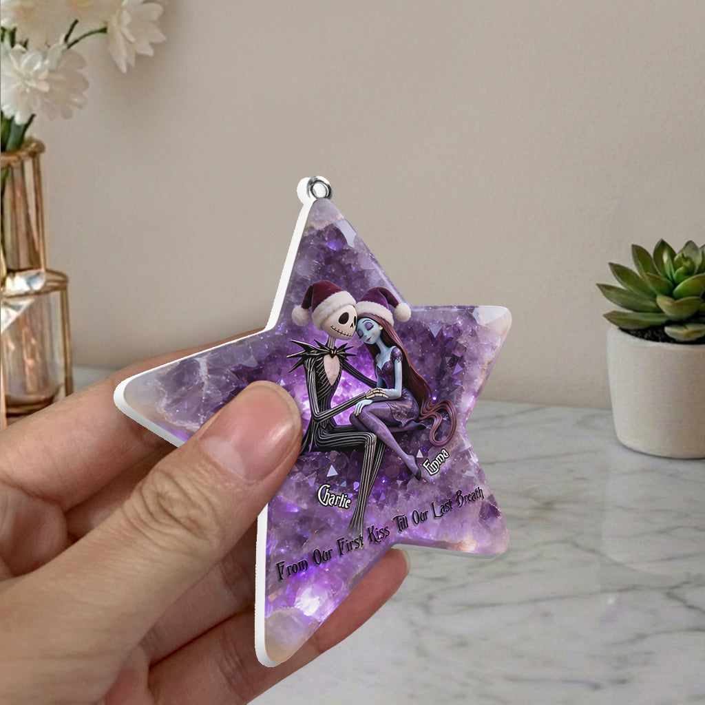 From Our First Kiss - Personalized Nightmare Premium 3D Ornament