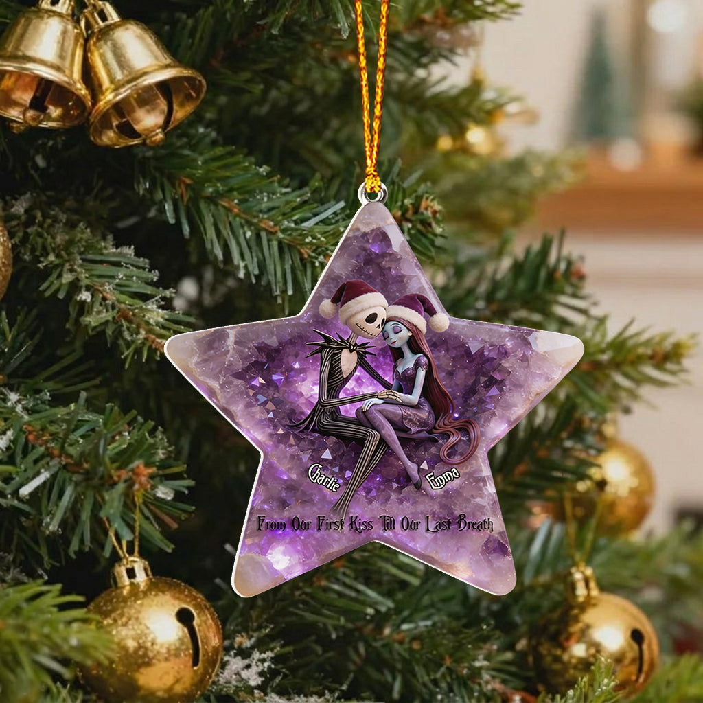 From Our First Kiss - Personalized Nightmare Premium 3D Ornament