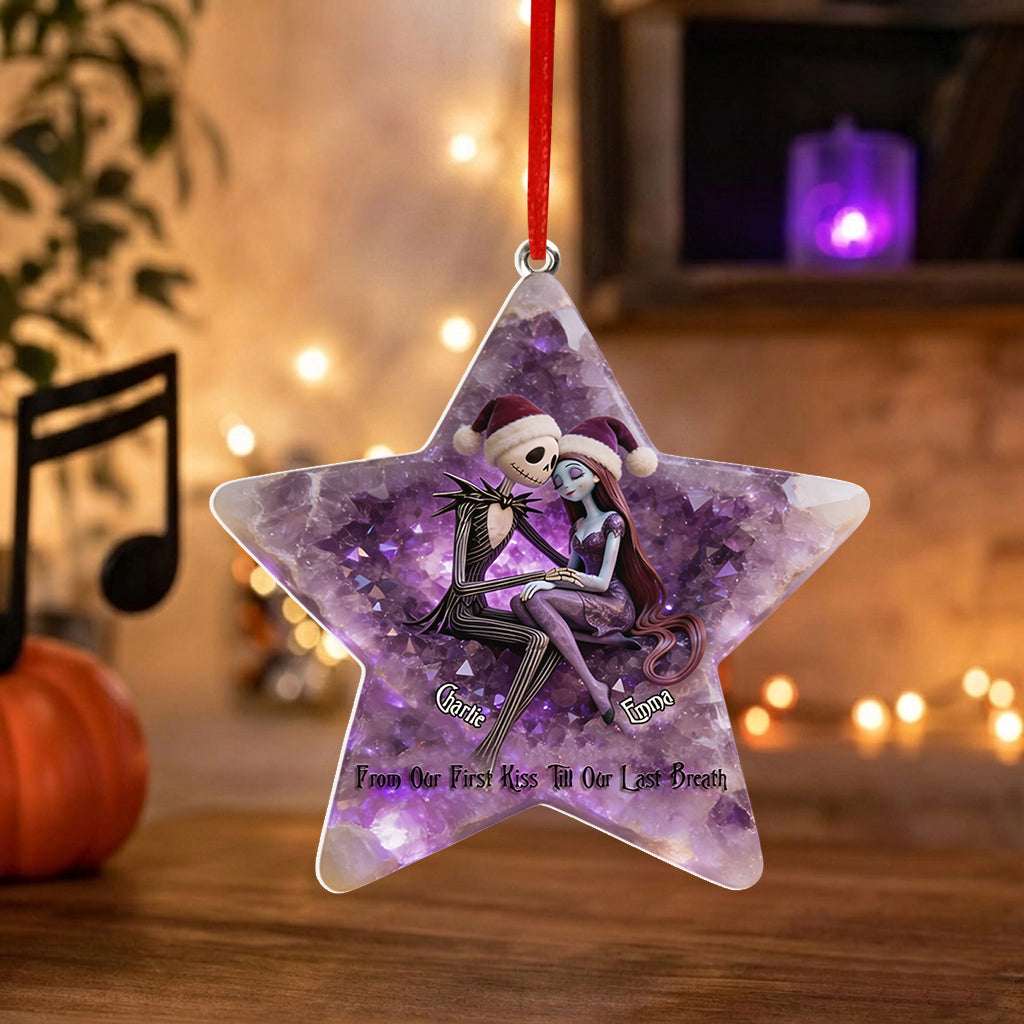 From Our First Kiss - Personalized Nightmare Premium 3D Ornament