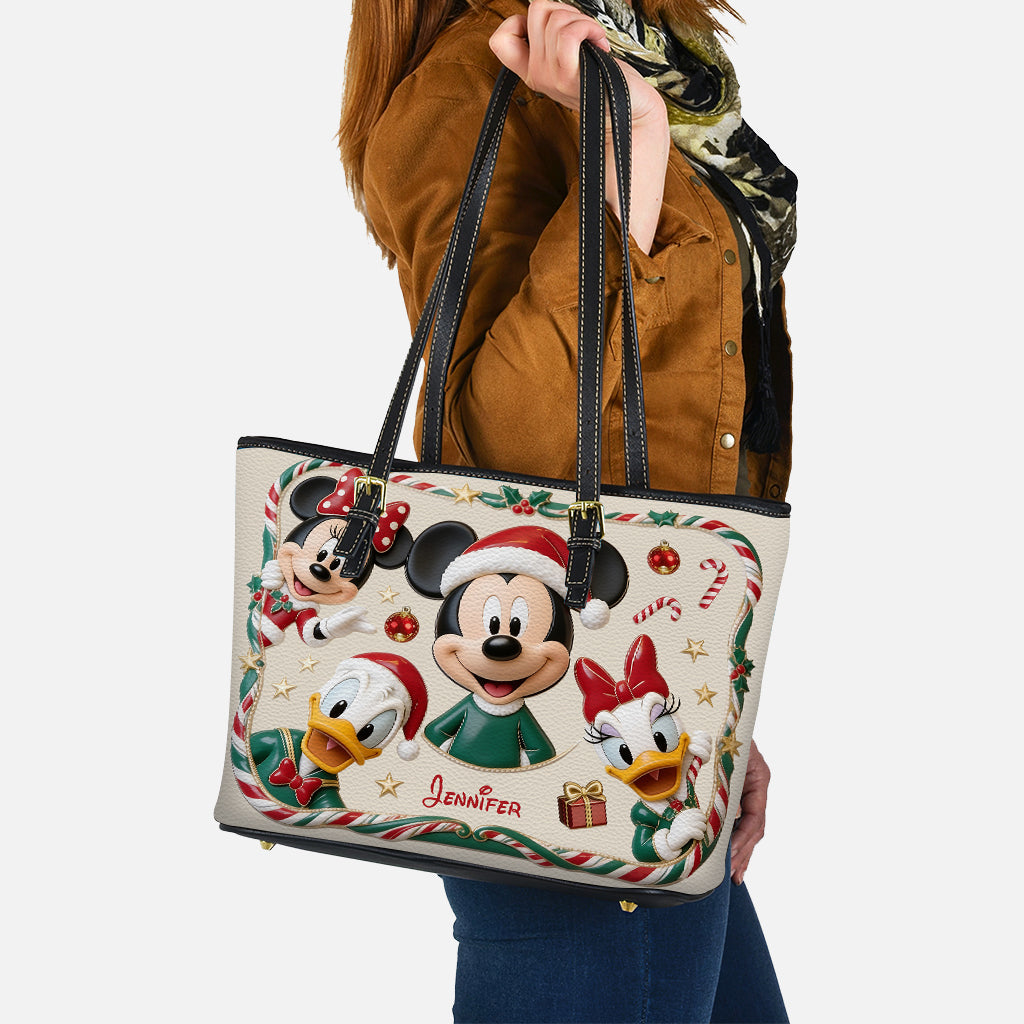 Magical Time Of The Year - Personalized Mouse Leather Bag