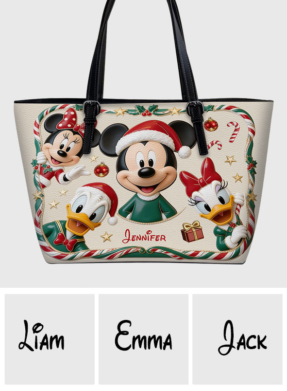 Magical Time Of The Year - Personalized Mouse Leather Bag