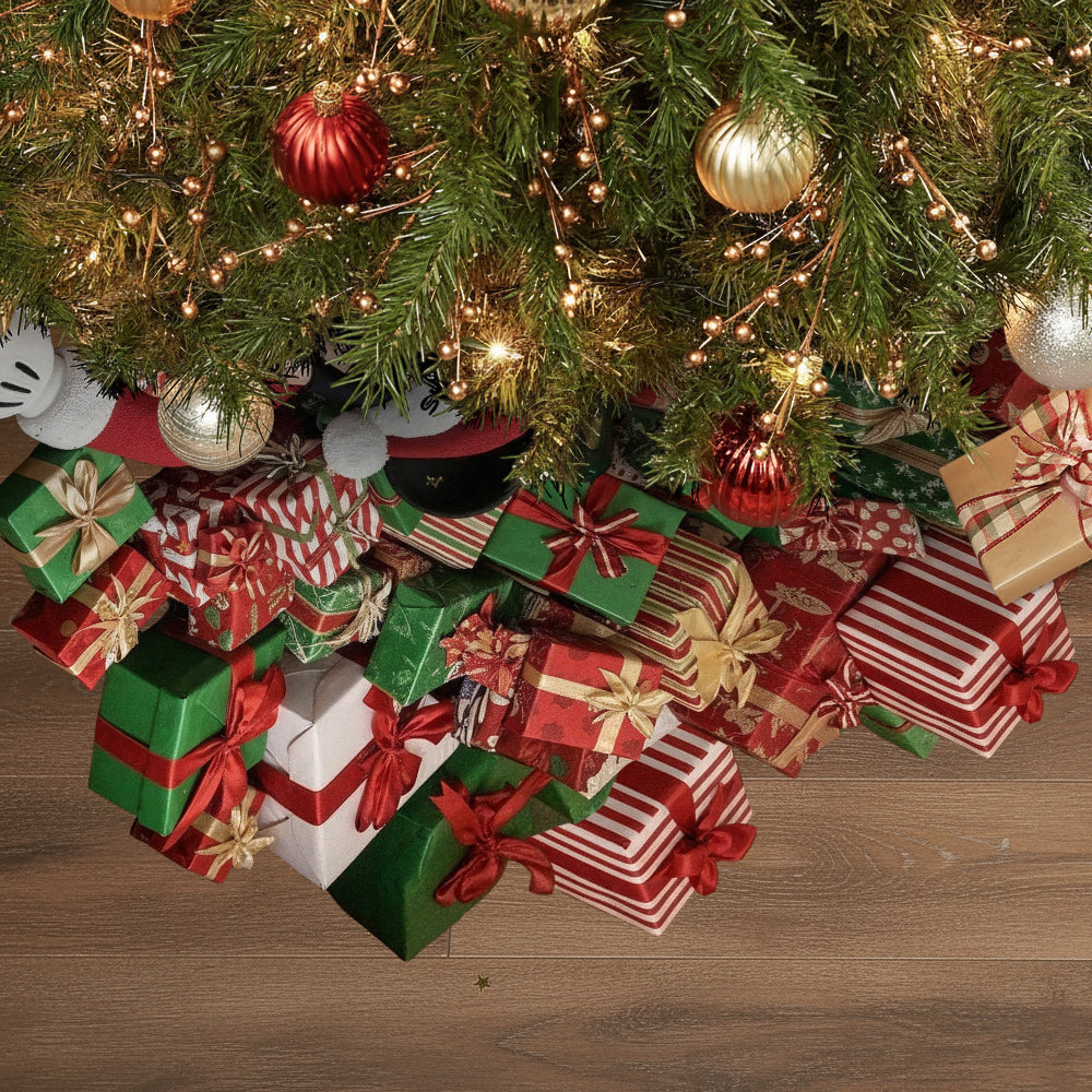 Sneaky Mouse Ears - Personalized Mouse Shaped Tree Skirt