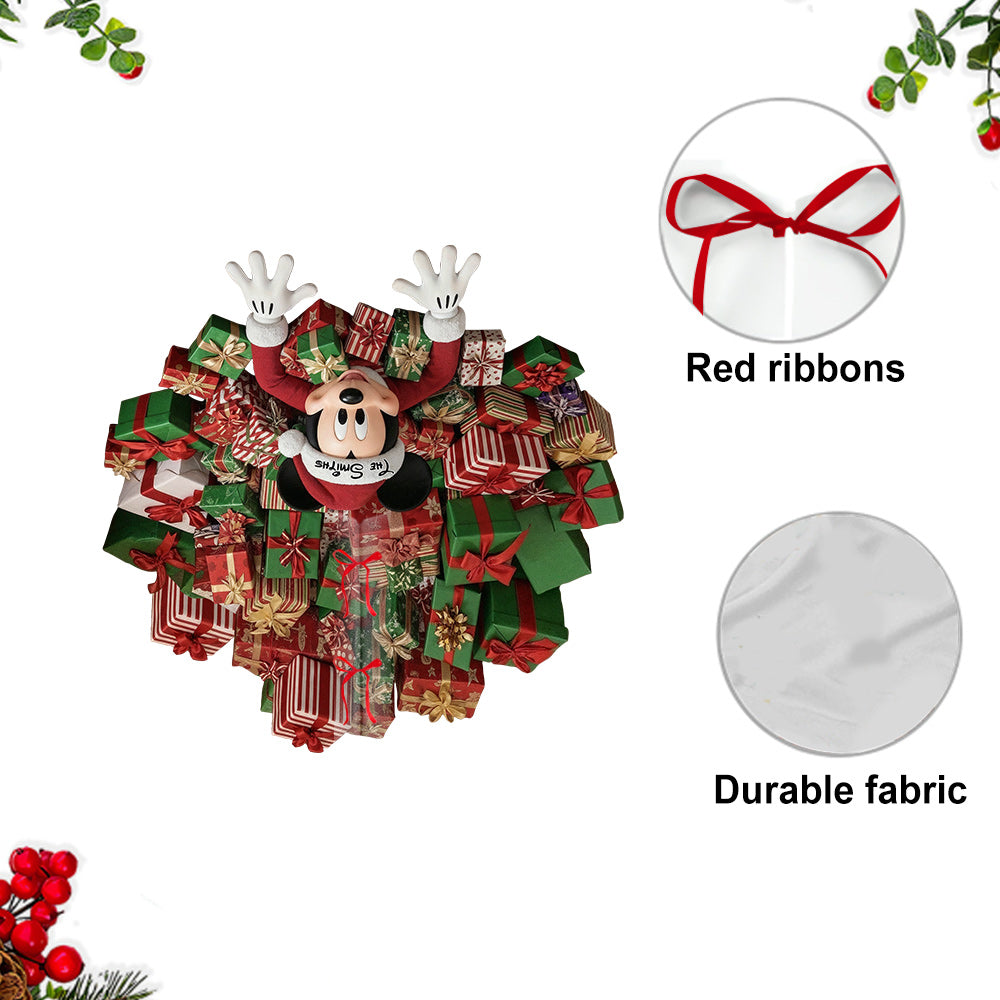 Sneaky Mouse Ears - Personalized Mouse Shaped Tree Skirt