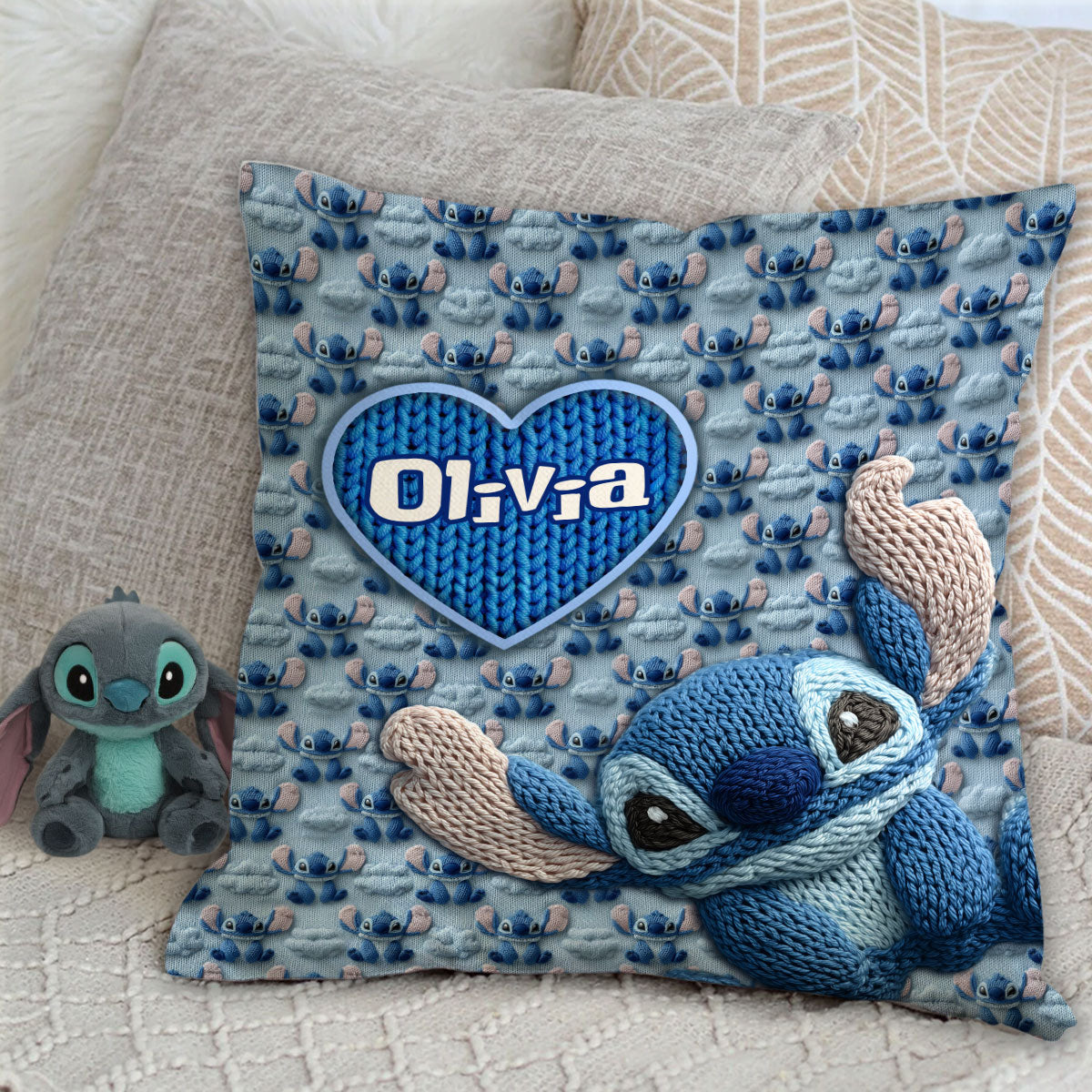 Ohana Means Family - Personalized Ohana Throw Pillow