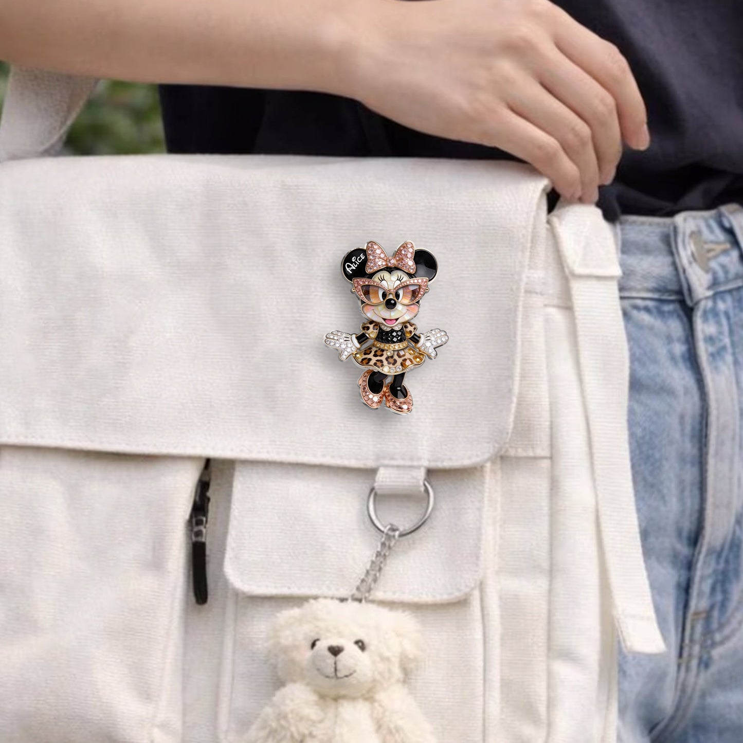 Cute Mouse - Personalized Mouse 3D Embossed Enamel Pin
