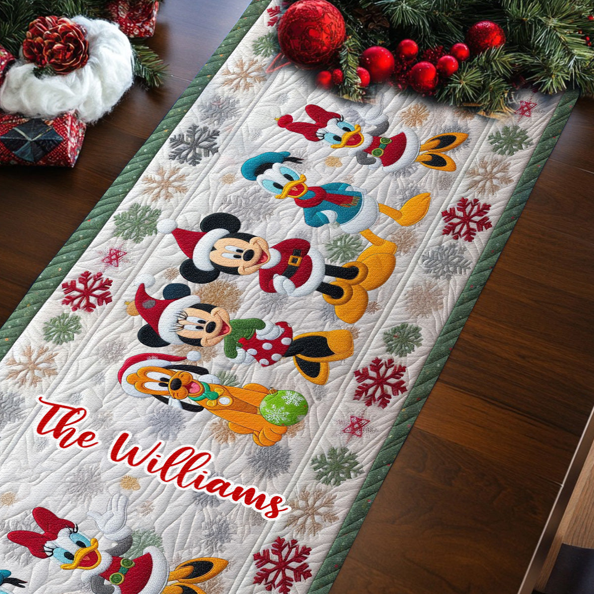 Magical Christmas - Personalized Mouse Table Runner