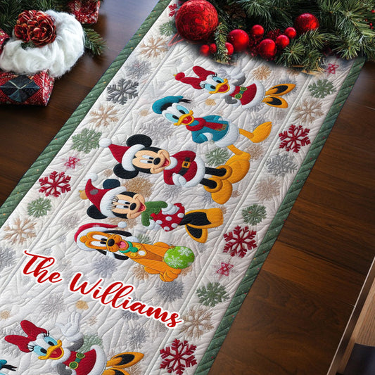 Magical Christmas - Personalized Mouse Table Runner