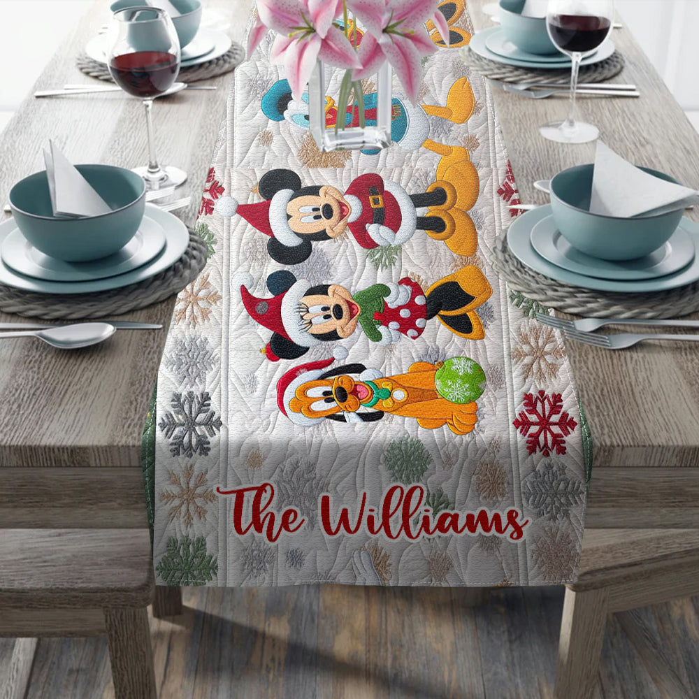 Magical Christmas - Personalized Mouse Table Runner