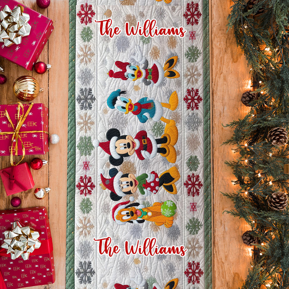 Magical Christmas - Personalized Mouse Table Runner